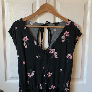 Floral Pattern Romper